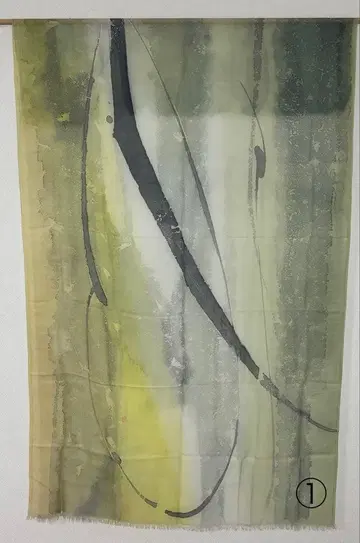 캐시미어 스톨 (교유젠 작가 우에무라 요네시게)