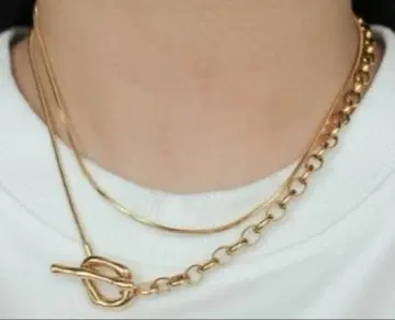 롱 만텔 목걸이 써지컬 스테인리스