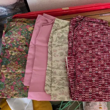 기모노 세트 핑크 꽃무늬 낱개 판매 가능