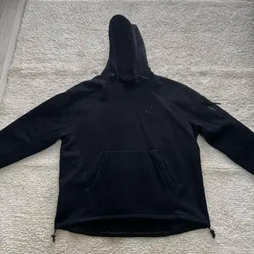 Jordan 블랙 후드티 후드 부착