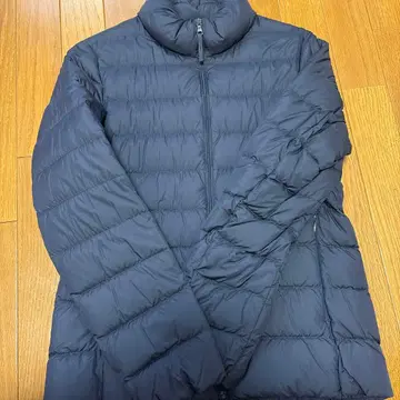 네이비 다운 자켓 퀼팅