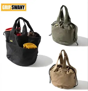 레어 완판템 그립스와니 캠핑 토트 백 블랙