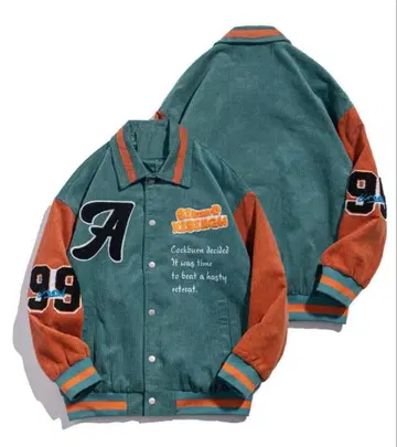 HOOK 코듀로이 블루종