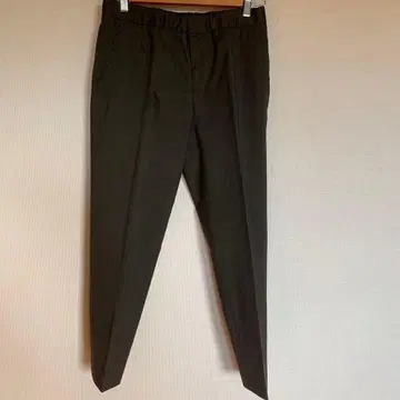 45r 다크 그린 슬랙스 울