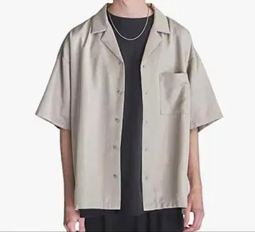 HARE 베이지 반팔 셔츠 M 사이즈