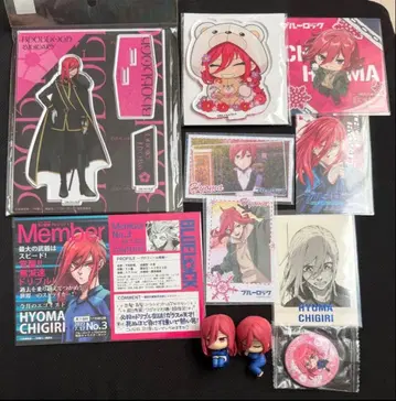 블루 록 치기리 효마 밀리터리 아크릴 스탠드 파보테리아 피규어