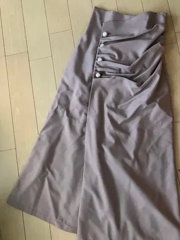 마이 스트라다 펄 버튼 본딩 스커트 새상품