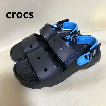 [ 미사용 ] crocs 클래식 올 레인 마블 샌들 w6