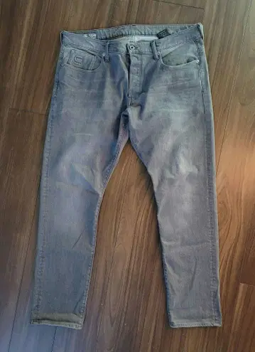 G-STAR RAW 그레이 스트레이트 데님