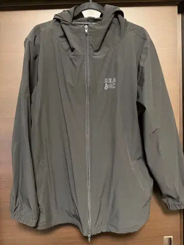 WIND AND SEA x DENHAM 후드 부착 나일론 후드티