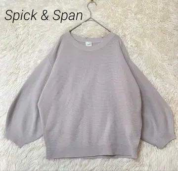 Spick & Span 스트레치 볼륨 슬리브 니트 코튼 F