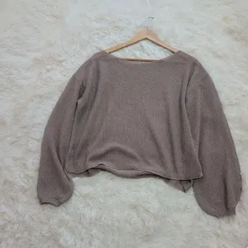 가듀네 루즈핏 니트 스웨터 사이즈 38 베이지