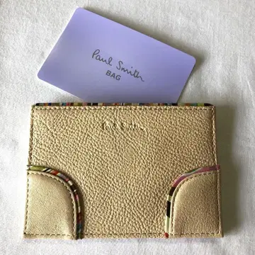 폴스미스 패스케이스 교통카드 지갑 (크림 옅은 베이지 멀티 스트라이프