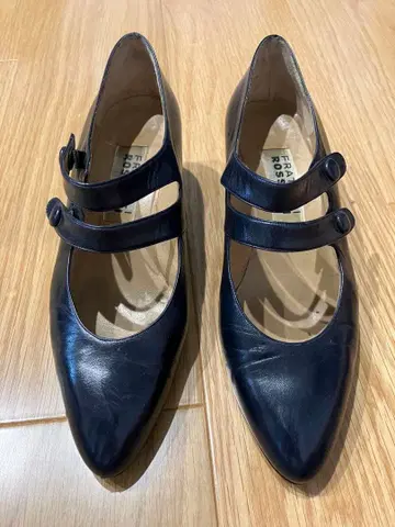 로세티 더블 스트랩 펌프스 빈티지