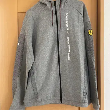 PUMA SCUDERIA FERRARI 후드 부착 후드티 L 그레이