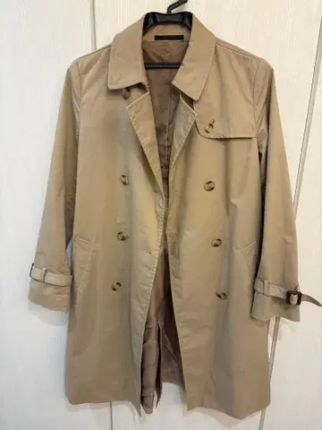 유니클로 베이지 트렌치코트 XS