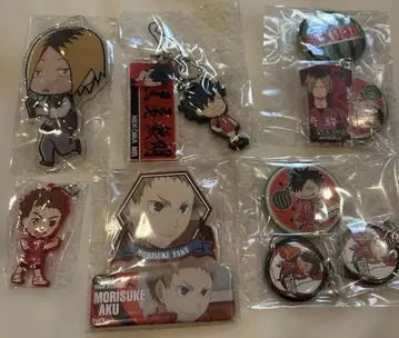 하이큐 네코마 키링 캔뱃지 세트 쿠로오 테츠로 코즈메 켄마