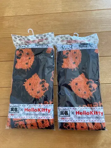 도라이치 Hello Kitty 타월 2장 세트