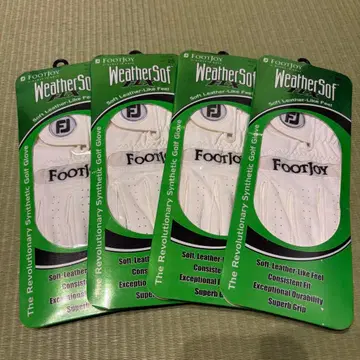 FootJoy WeatherSof 골프 그로브 4세트 사이즈 25
