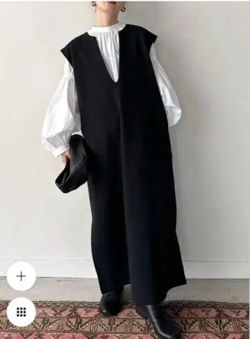 셀렉트 모카 키넥 롱 베스트 원피스