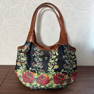 [ 새상품급 ] 안나수이 핸드백 장미 무늬