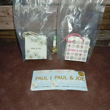 가챠 PAUL & JOE 쇼핑백 마스코트 2종 세트