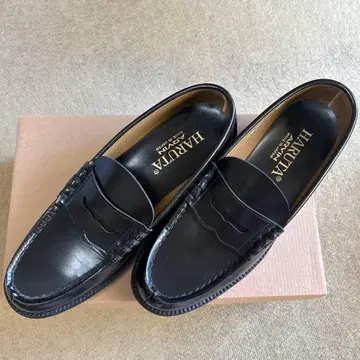 HARUTA 블랙 로퍼