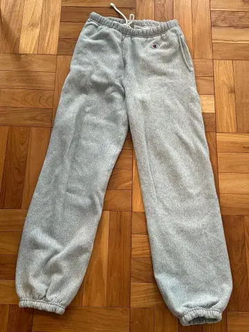 챔피온 맨투맨 팬츠 빨간색 택