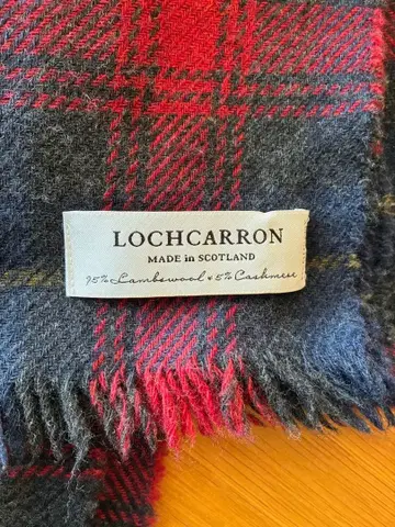 LOCHCARRON 캐시미어 혼방 스톨 마클라클란 210x70