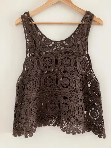 사만사 모스모스 SM2 싱크로 셰 니트 베스트