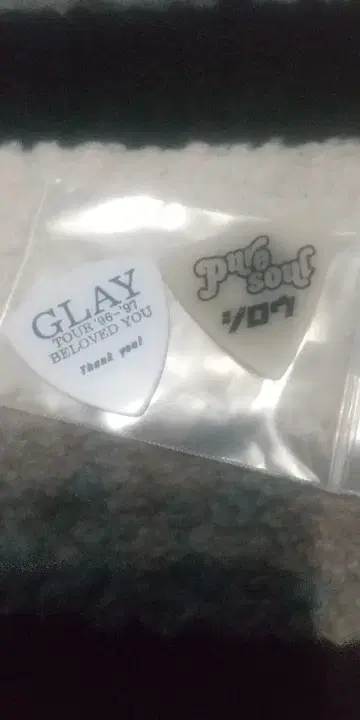 GLAY JIRO HISASHI 기타 베이스 피크 세트