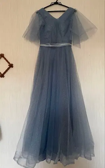 라이트 블루 롱 드레스 S 사이즈