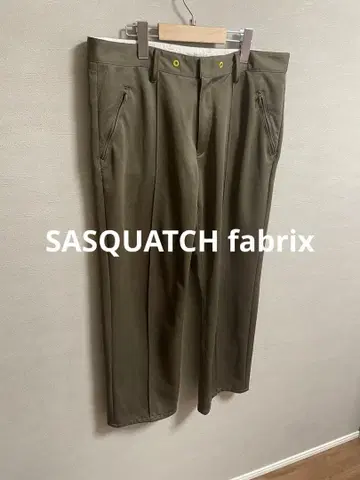 사스콰치패브릭스 스트레이트 팬츠 카키 L