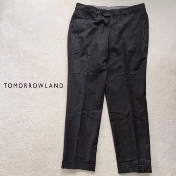 [새상품급] 투모로우랜드 슬랙스 울 100% 네이비 46 [M] 겨울용