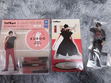 하이큐 캔뱃지 아크릴 스탠드 전신 응원단 토부 동물공원 쿠로오