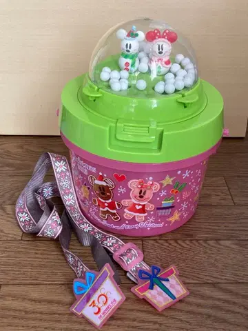 12월 15일까지 가격 디즈니랜드 크리스마스 팝콘 바스켓