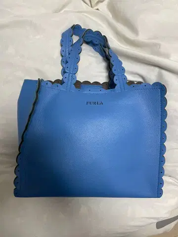 [ 새상품급 ] FURLA 2way 숄더백 핸드백 블루