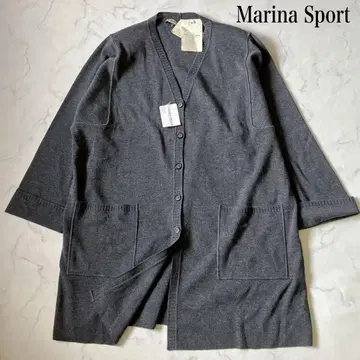 미사용 새상품 Marina Sport 오버 사이즈 긴팔 롱 가디건 M
