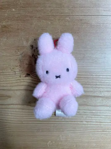 한국 한정판 미피 마스코트 키링 핑크