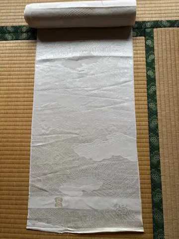 옷감 화이트 원단 탄고 크레이프 원단 순수 실크 미사용