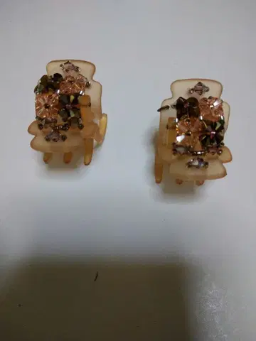 컴플렉스 비즈 클립 2개