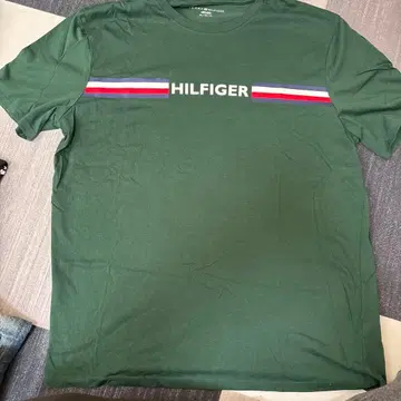 TOMMY HILFIGER 다크 그린 T셔츠 XL