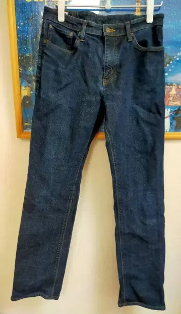 EDWIN 503 인디고 사이즈 32 스트레이트 데님 E50303