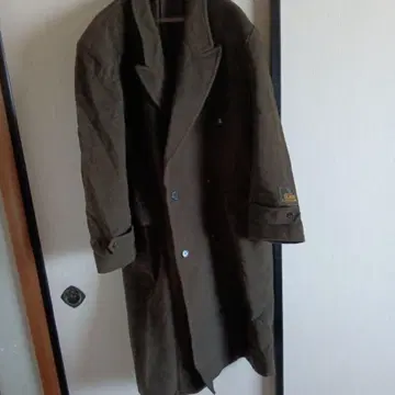 올리브 그린 스텐카라 코트 이탈리아제 TEXCO사제