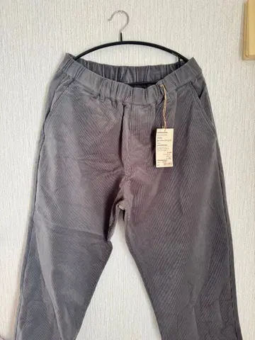 [택 포함 새상품] 무인양품 코듀로이 와이드 테이퍼드 팬츠 L-XL