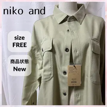 [ 새상품 ] niko and 자켓 라이트 그린 FREE 사이즈