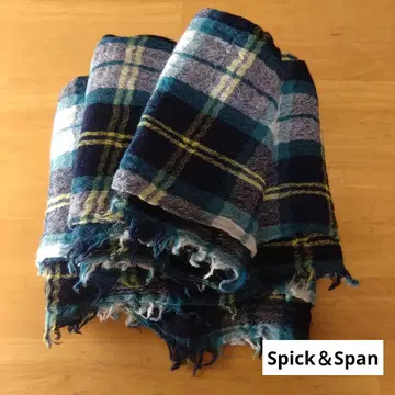 Spick & Span 체크 무늬 스톨