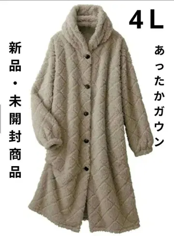 새상품 플리스 가운 마치 입는 담요 빅 사이즈 4L