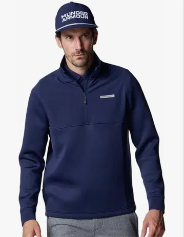 언더아머 골프 드라이브 프로 하이브리드 1/2 지퍼 자켓