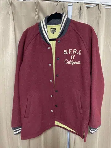 THE FLAT HEAD 바시티 자켓 38